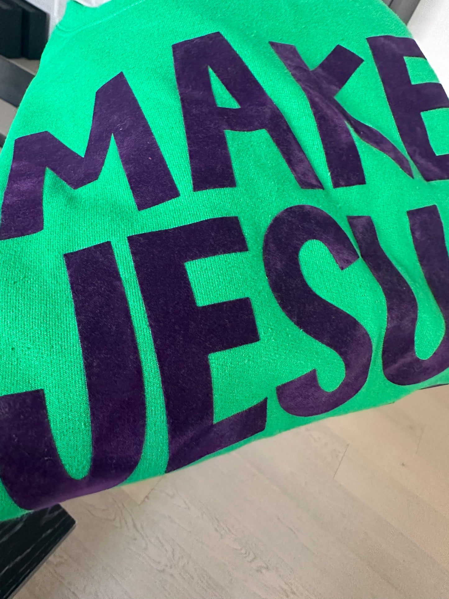 Green Make Jesus Smile