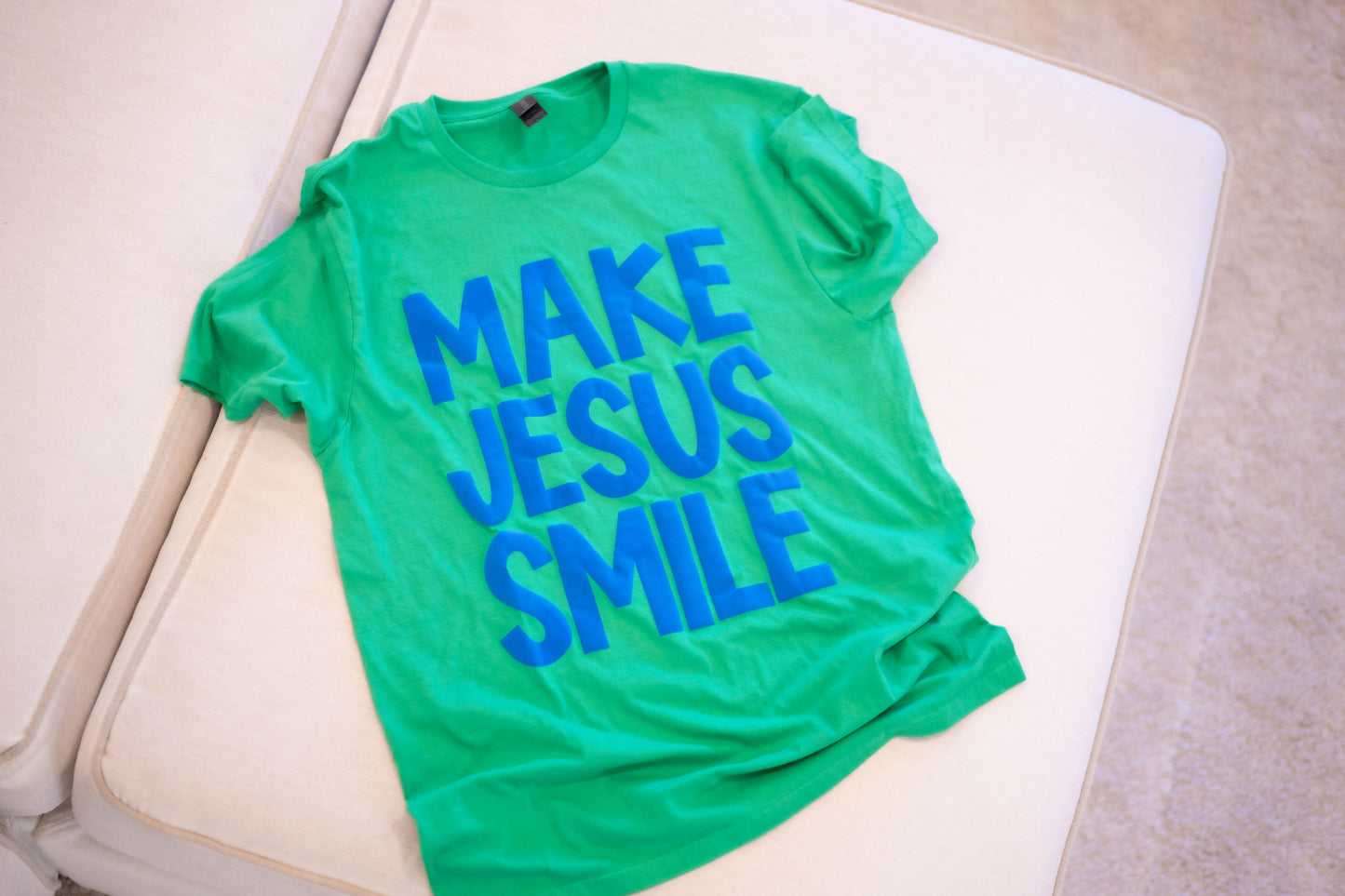 MJS Blue on Green